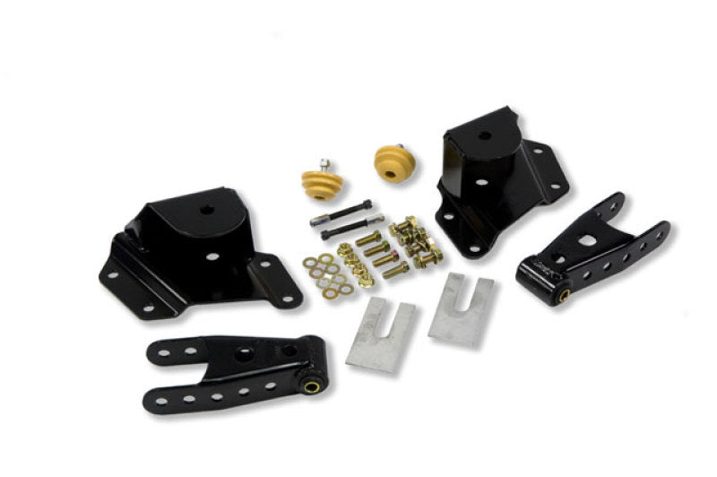 BT Shackle Kit - Belltech SHACKLE AND HANGER KIT 99-06 GM/GMC 1500 STD CAB 4inch