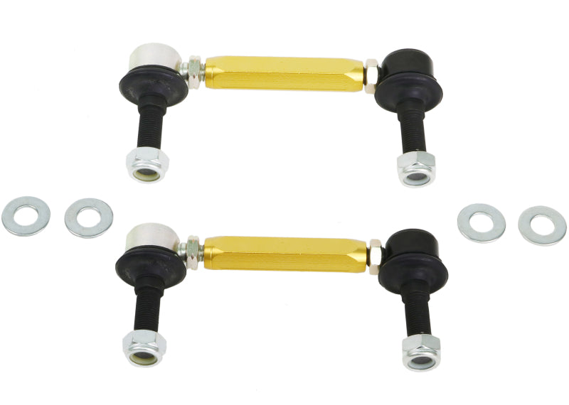 WL Sway Bar Links - Whiteline Universal (25mm - 30mm) Adjustable Heavy Duty Ball Joints Sway Bar Link