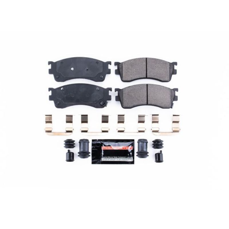 PSB Z23 Evolution Brake Pads - Power Stop 01-02 Mazda Protege Front Z23 Evolution Sport Brake Pads w/Hardware