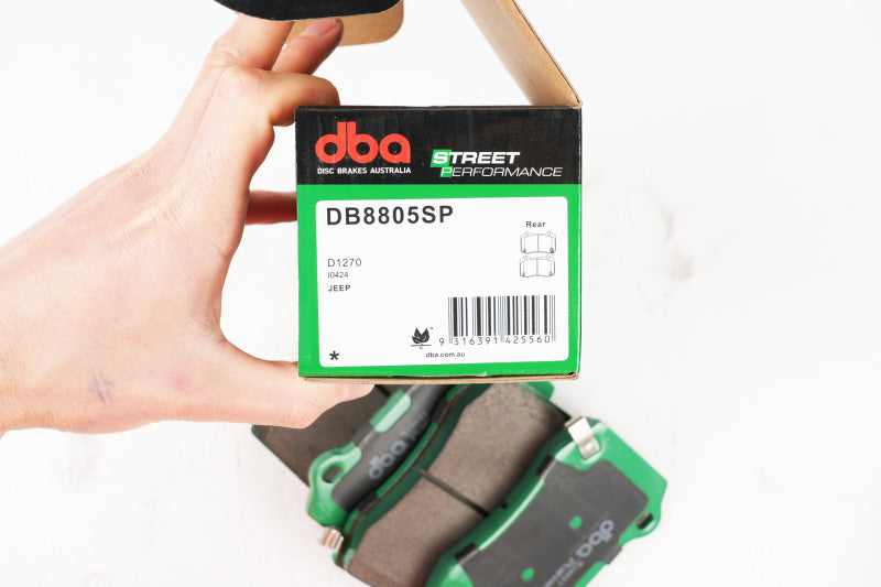 DBA SP Performance Brake Pads - DBA 11-22 Jeep Grand Cherokee SP Performance Rear Brake Pads