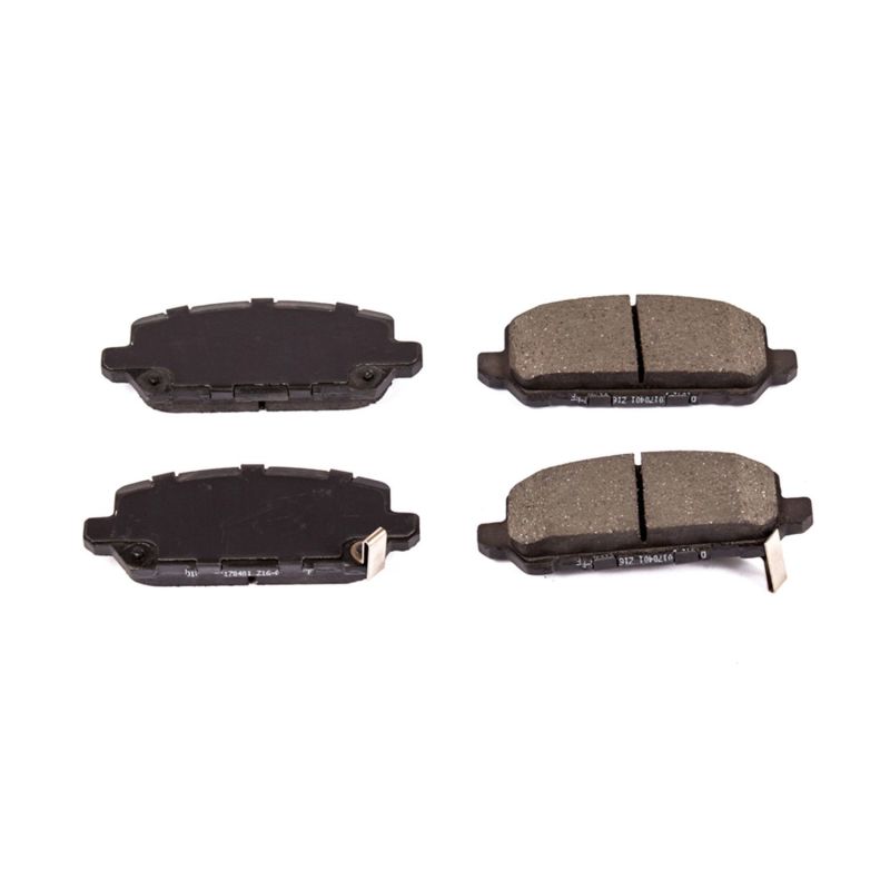 PSB Z16 Evolution Brake Pads - Power Stop 2016 Honda CR-Z Rear Z16 Evolution Ceramic Brake Pads