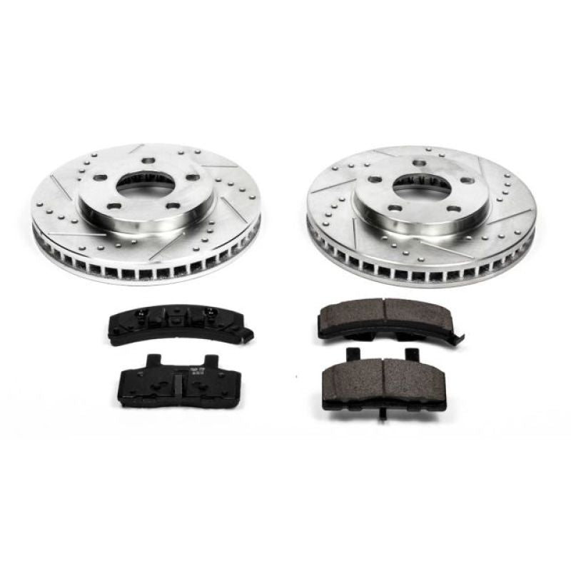 PSB Z23 Evolution Kit - Power Stop 91-93 Cadillac Commercial Chassis Front Z23 Evolution Sport Brake Kit