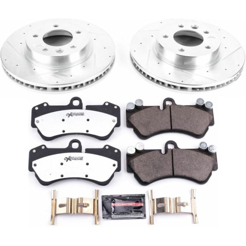 PSB Z26 Street Warrior Kit - Power Stop 04-06 Porsche Cayenne Front Z26 Street Warrior Brake Kit