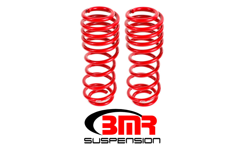 BMR Lowering Springs - BMR 07-14 Shelby GT500 Rear Handling Version Lowering Springs - Red