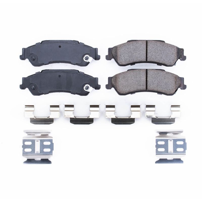 PSB Z17 Evolution Brake Pads - Power Stop 97-05 Chevrolet Blazer Rear Z17 Evolution Ceramic Brake Pads w/Hardware
