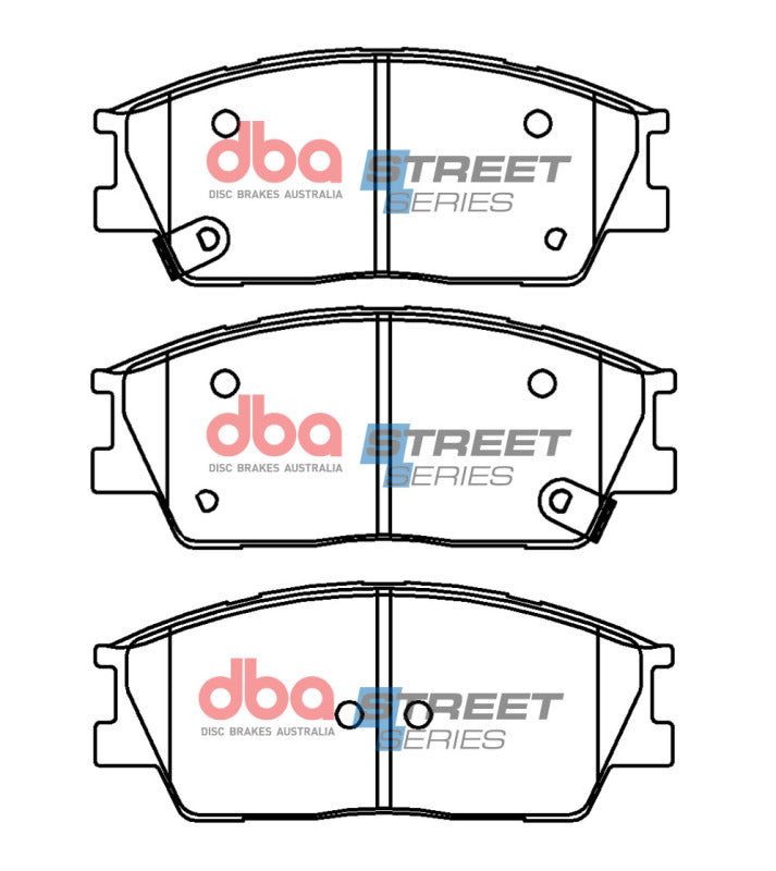 DBA Street Series Brake Pads - DBA 20-24 Hyundai Venue Front Street Series Brake Pads