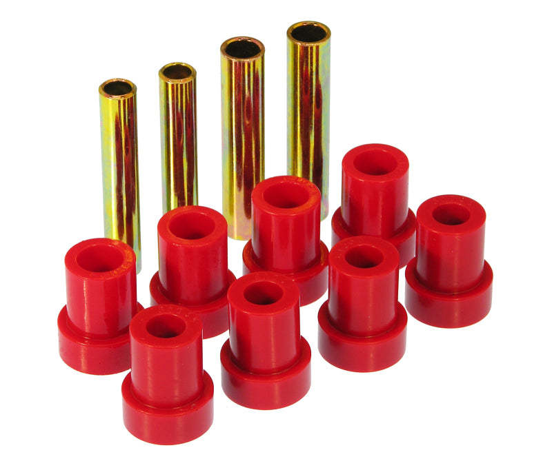 PRO Spring/Shackle Bush- Red - Prothane 69-87 Chevrolet Pickup 4WD Spring Bushing Kit (Replacement for SuperLift 315)