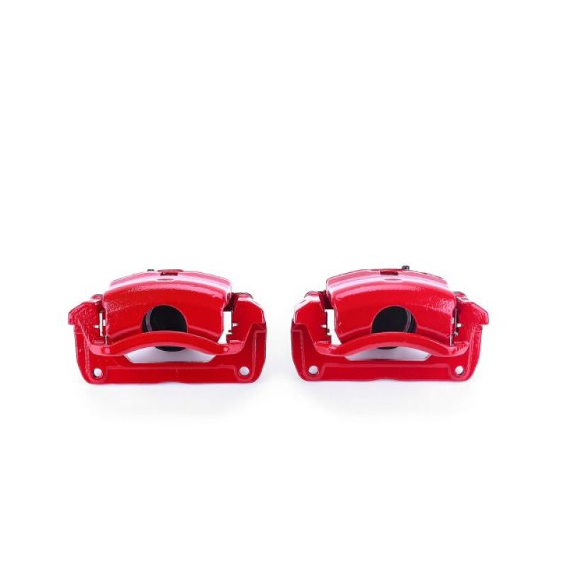 PSB Red Calipers - Power Stop 06-12 Ford Fusion Front Red Calipers w/Brackets - Pair