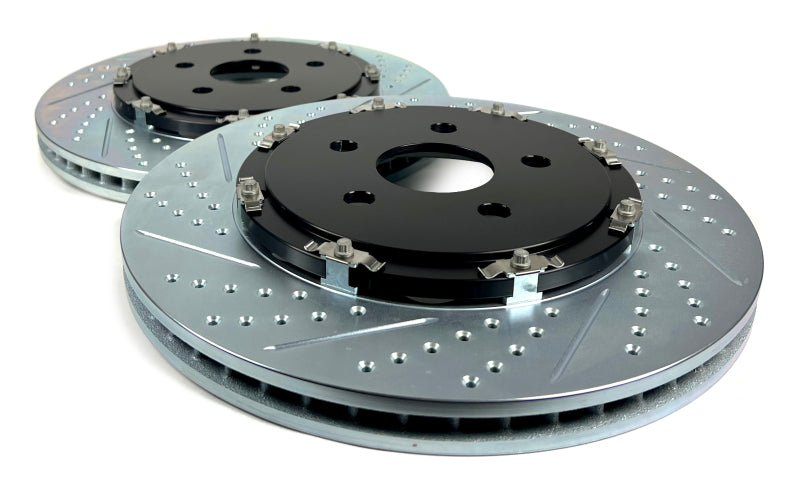 BAE Eradispeed Rotors - Baer Brakes 20-25 Chevy Corvette Z51 Eradispeed+ Rear 2-Piece Performance SDZ Brake Rotors