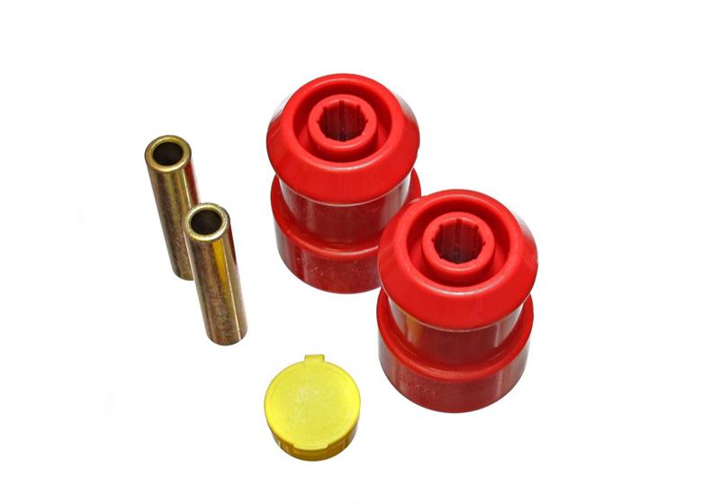 ES Cntrl Arm Bushings - Red - Energy Suspension 93-99 VW Cabrio/Golf III/GTI/Jetta III Red Rear End Axle Beam Bushing Set