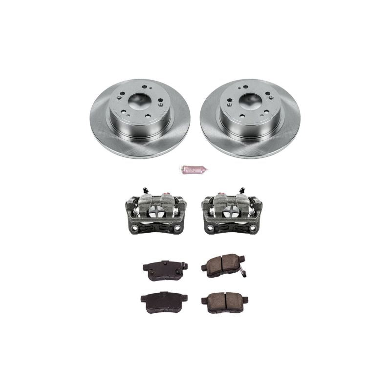 PSB Autospecialty Kit w/Cals - Power Stop 11-14 Acura TSX Rear Autospecialty Brake Kit w/Calipers