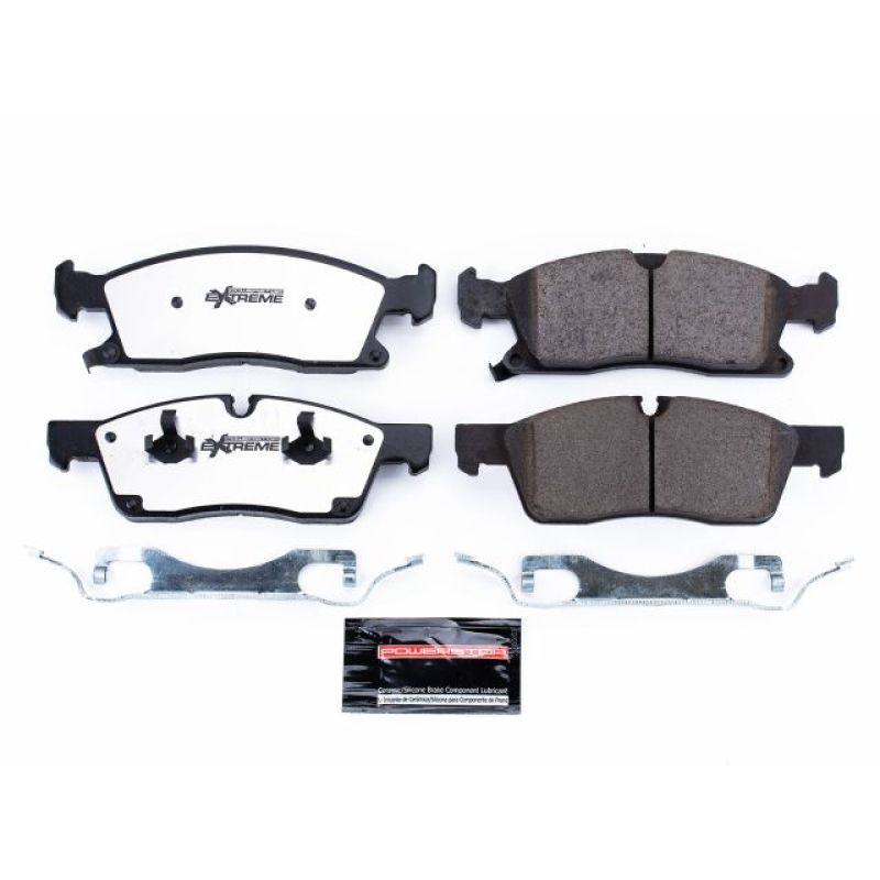 PSB Z36 Truck & Tow Brake Pads - Power Stop 11-16 Dodge Durango Front Z36 Truck & Tow Brake Pads w/Hardware