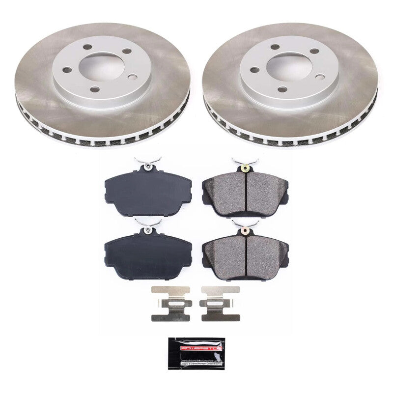 PSB Semi-Coated Rotor Kits - Power Stop 1995 Ford Taurus Front Semi-Coated Rotor Kit