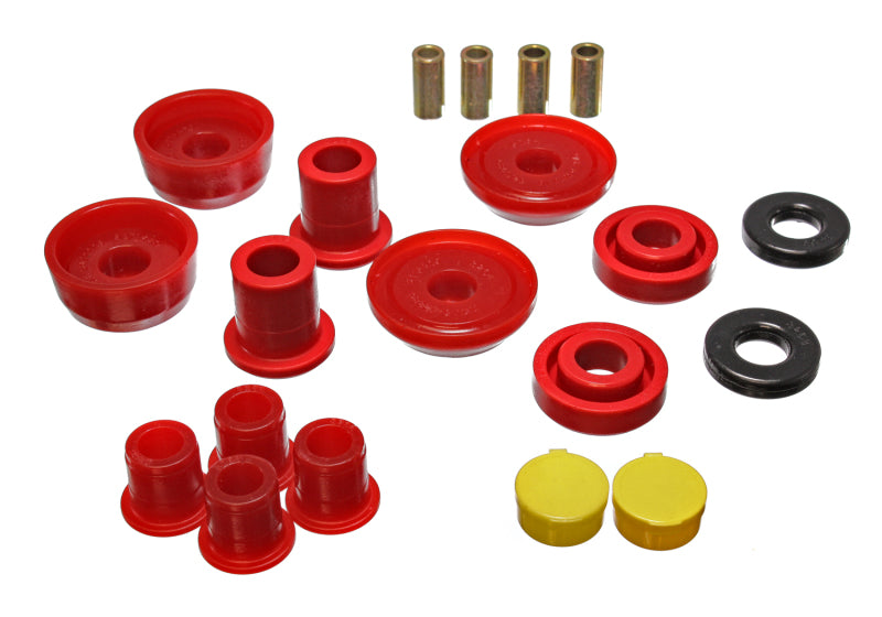 ES Cntrl Arm Bushings - Red - Energy Suspension 93-02 Camaro/Firebird/Trans Am Red Front End Control End Bushing Set