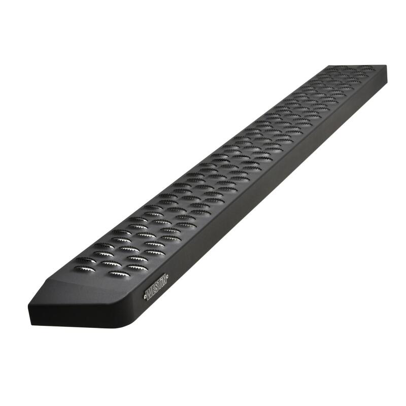 WES Running Boards - Grate - Westin Ford Transit Van 150/250/350 (Single 54in Pass Door) Grate Steps Running Boards - Tex. Blk