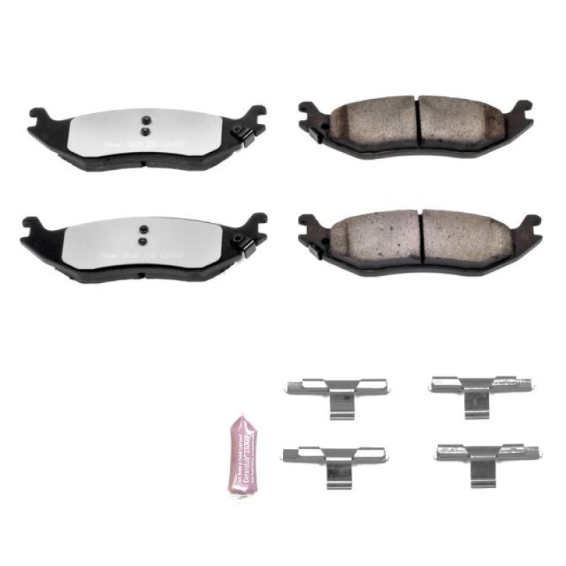 PSB Z36 Truck & Tow Brake Pads - Power Stop 07-09 Chrysler Aspen Rear Z36 Truck & Tow Brake Pads w/Hardware