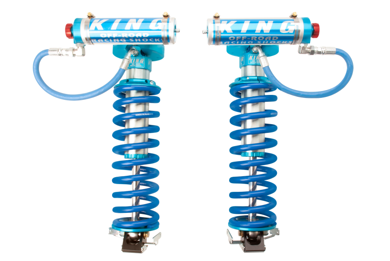 KIN 2.5 Coilovers - King Shocks 2005+ Ford F-250 4WD Front 2.5 Dia Remote Res Coilover Conversion w/Adjuster (Pair)