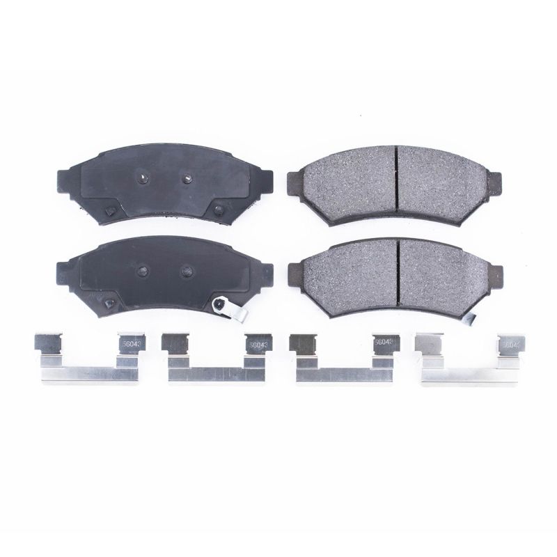 PSB Z17 Evolution Brake Pads - Power Stop 05-09 Buick Allure Front Z17 Evolution Ceramic Brake Pads w/Hardware