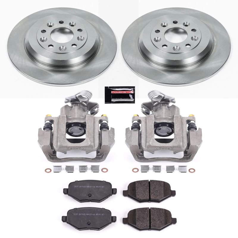PSB Autospecialty Kit w/Cals - Power Stop 2009 Ford Flex Rear Autospecialty Brake Kit w/Calipers