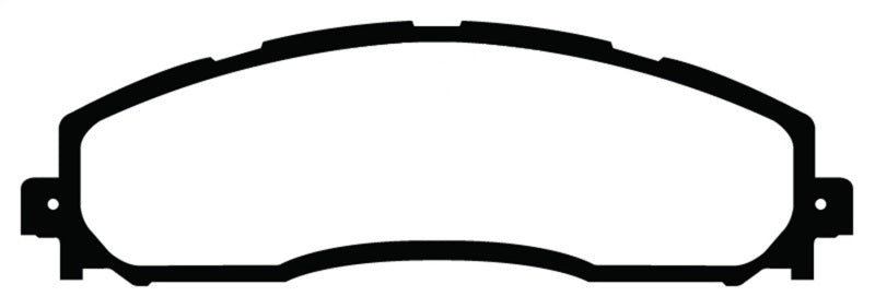 EBC Yellowstuff Brake Pad Sets - EBC 13+ Ford F250 (inc Super Duty) 6.2 (2WD) Yellowstuff Rear Brake Pads