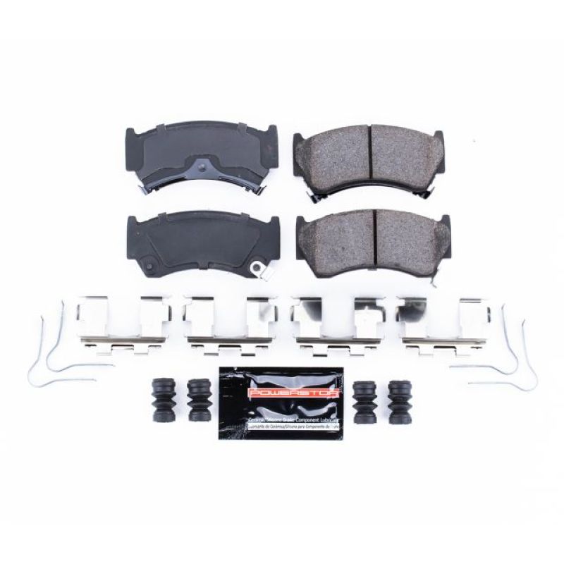 PSB Z23 Evolution Brake Pads - Power Stop 95-98 Nissan 200SX Front Z23 Evolution Sport Brake Pads w/Hardware