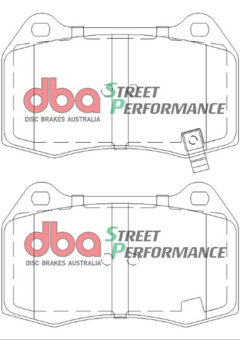 DBA SP500 Brake Pads - DBA 03-07 G35 w/ Brembo SP500 Front Brake Pads