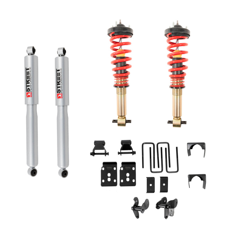 BT Coilover Kit - Belltech 2021+ Ford F-150 4WD Performance Coilover Kit
