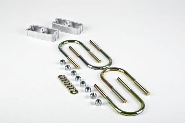 BT Lowering Block Kit - Belltech LOWERING BLOCK KIT 1inch WITH 2 DEGREE ANGLE