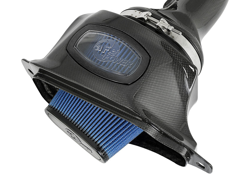 AFE Black Series Carbon Fiber Cold Air Intakes - aFe Momentum Black Series Carbon Fiber Intake System P5R 14-17 Chevy Corvette 6.2L (C7)