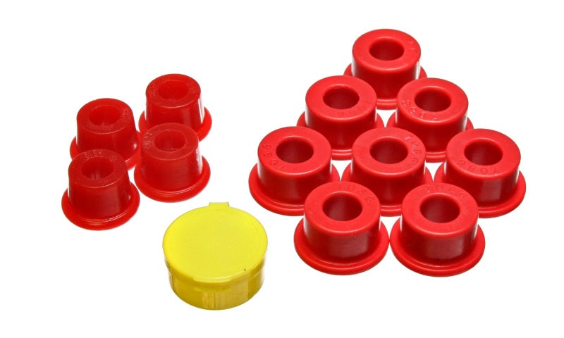 ES Cntrl Arm Bushings - Red - Energy Suspension 6/74-80 MG MGB Red Front Control Arm Bushing Set