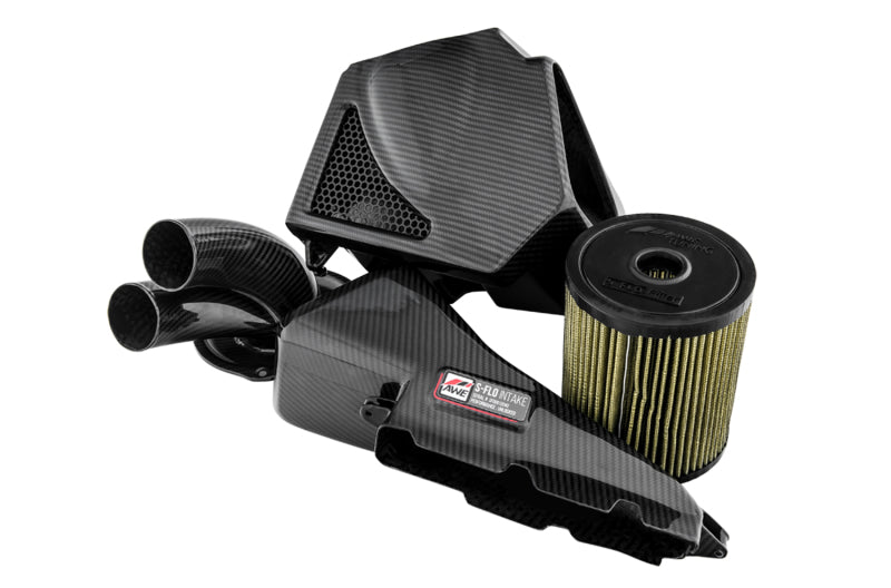AWE S-FLO Intakes - AWE Tuning Audi C7 S6 / S7 4.0T S-FLO Carbon Intake V2