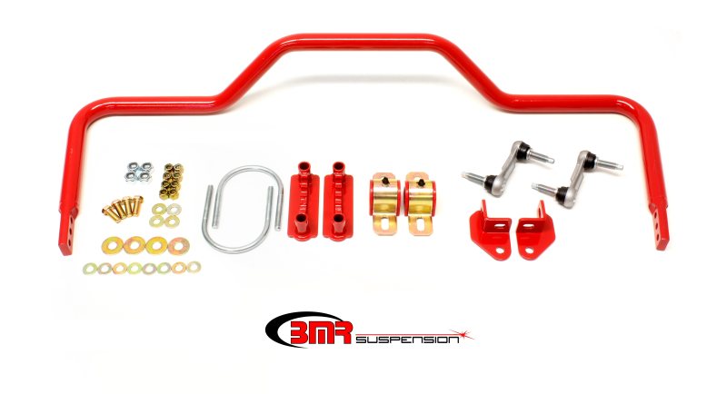 BMR Sway Bar Kits - BMR 64-72 A-Body Rear Pro-Touring Style Hollow 1.125in Sway Bar Kit - Red