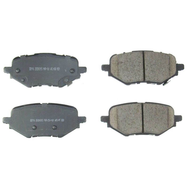 PSB Z16 Evolution Brake Pads - Power Stop 18-19 Honda Clarity Rear Z16 Evolution Ceramic Brake Pads