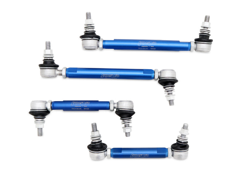 SPR Sway Bar Links - SuperPro 91-95 Toyota MR2 HD Adjustable End Link Set (TRC10105 + TRC10160)