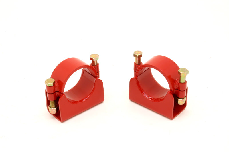 BMR Sway Bar Mounts - BMR 82-02 3rd Gen F-Body w/ 3.25in Axles Sway Bar Mount Kit w/ Bolt-On Bracket - Red