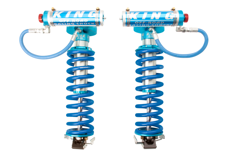 KIN 2.5 Coilovers - King Shocks 2005+ Ford F-250 4WD Front 2.5 Dia Remote Res Coilover Conversion w/Adjuster (Pair)