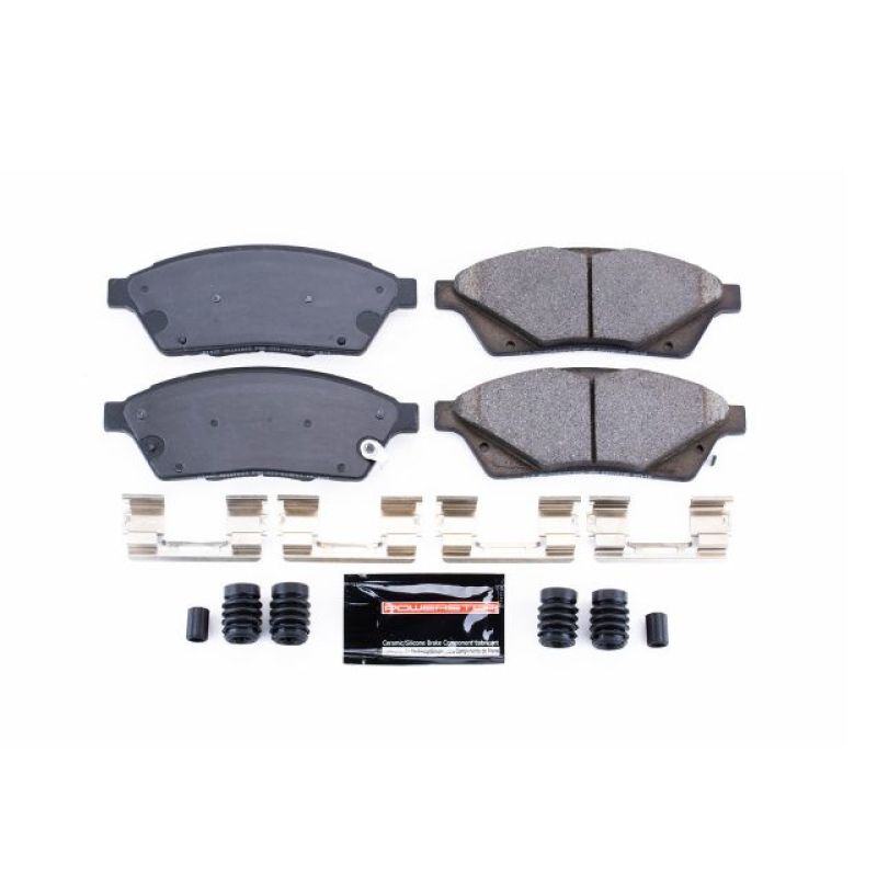 PSB Z23 Evolution Brake Pads - Power Stop 10-16 Cadillac SRX Front Z23 Evolution Sport Brake Pads w/Hardware