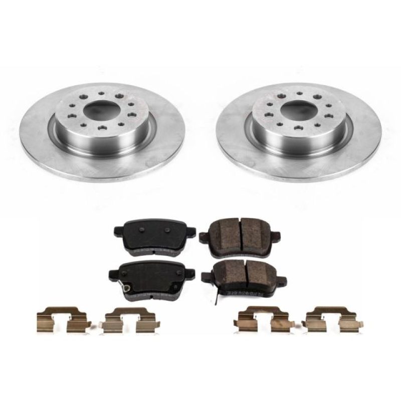 PSB Autospecialty Kit - Power Stop 14-19 Fiat 500L Rear Autospecialty Brake Kit