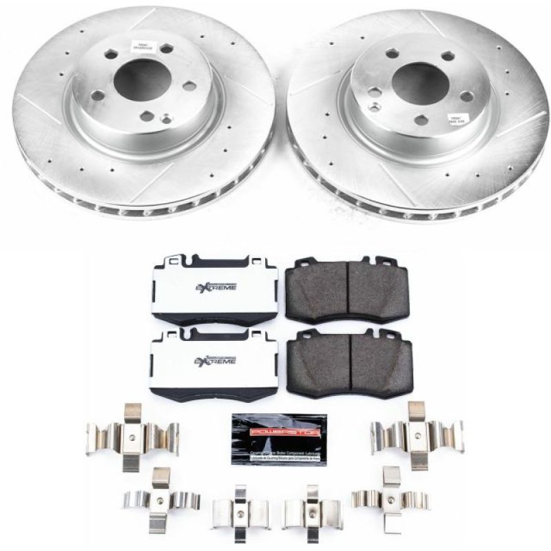 PSB Z26 Street Warrior Kit - Power Stop 03-06 Mercedes-Benz E500 Front Z26 Street Warrior Brake Kit