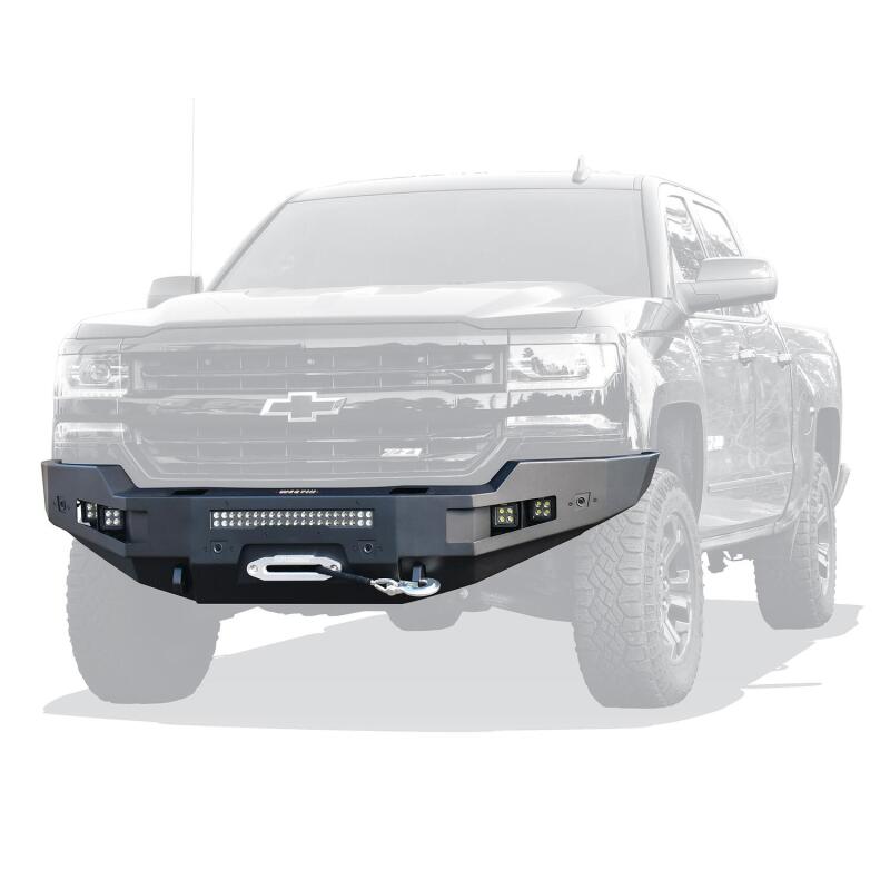 WES Pro-Series Bumpers - Westin 15-19 Chevrolet Silverado 2500/3500 Pro-Series Front Bumper - Textured Black