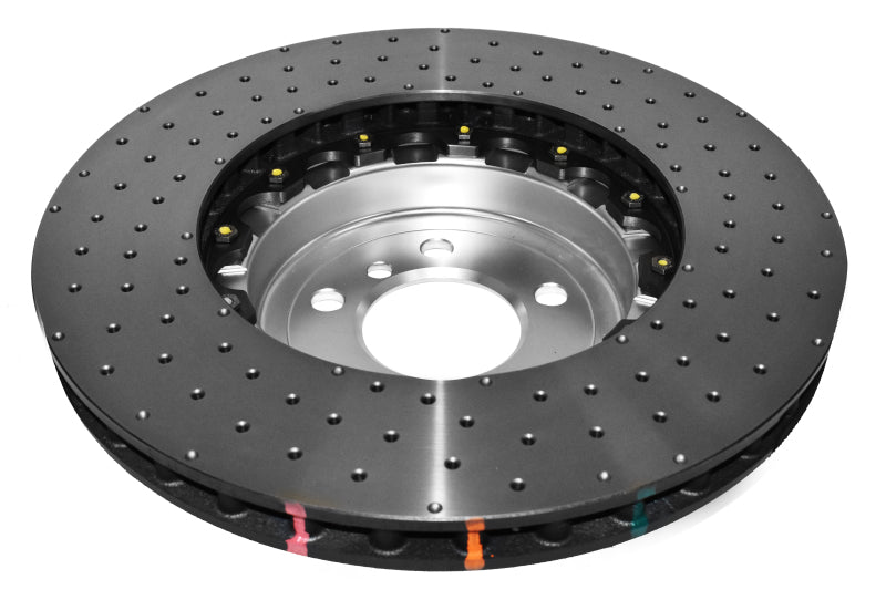 DBA 5000 Series Drilled Rotors - DBA 18-20 BMW M240i xDrive M Perf (w/370mm Front Rotor) Front 5000 Series Drilled Rotor w/Silver Hat