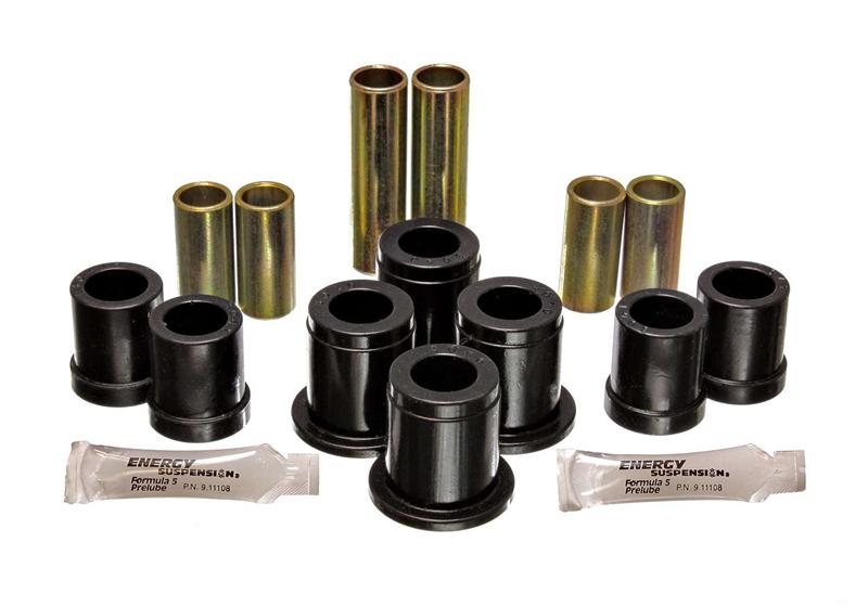 ES Cntrl Arm Bushings - Black - Energy Suspension 1980-86 Nissan 720 Truck 2WD/4WD Black Front Control Arm Bushing Set