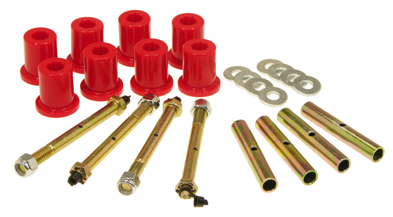 PRO Spring/Shackle Bush- Red - Prothane 76-86 Jeep CJ5/7/8 Rear Shackle Bushings - Red