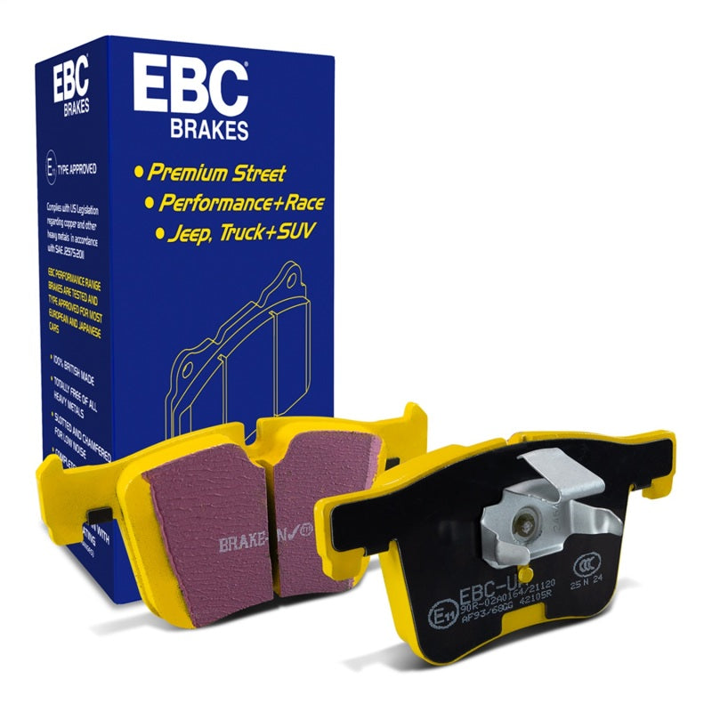 EBC Yellowstuff Brake Pad Sets - EBC 11+ BMW X3 2.0 Turbo (F25) Yellowstuff Front Brake Pads