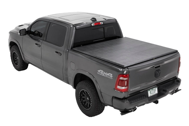 BES EZ-Roll Tonneau Covers - Bestop 19-26 Dodge Ram 1500 For 57 Ft Bed W/O Dodge Rambox {Exc Classic} EZ-Roll Soft Tonneau