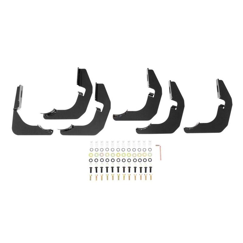 WES Nerf Bars - PRO TRAXX 4 - Westin 2007-2013 Chevy Silverado 1500 Crew Cab PRO TRAXX 4 Oval Nerf Step Bars - Black