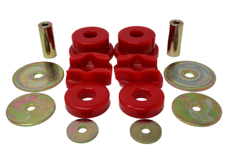 ES Diff Bushings - Red - Energy Suspension 97-01 Honda CR-V (Auto Trans Only) 4WD Diff Mount Set - Red