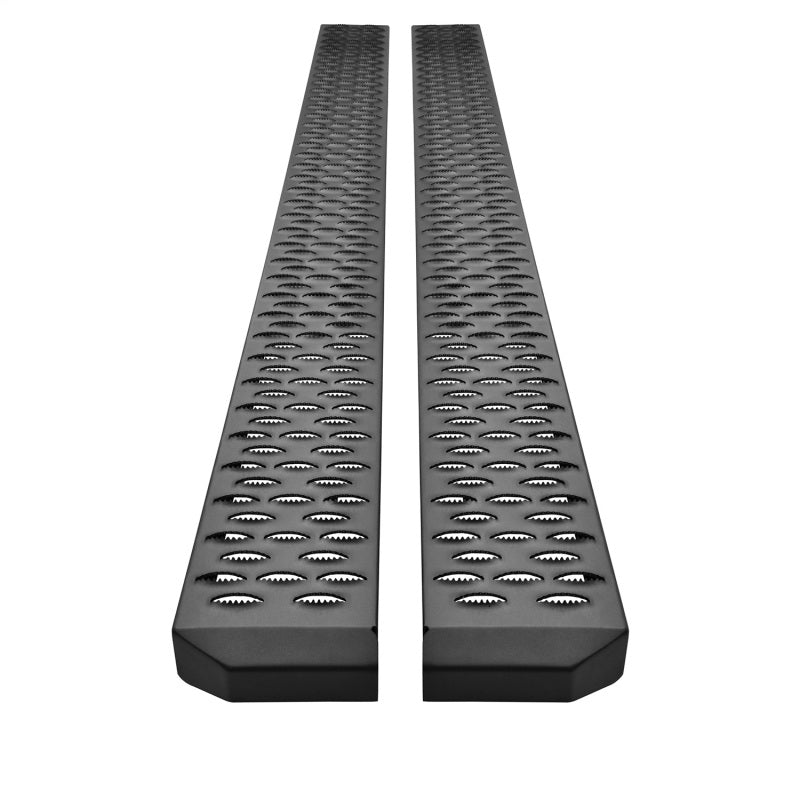 WES Running Boards - Grate - Westin Grate Steps Running Boards 83 in - Textured Black