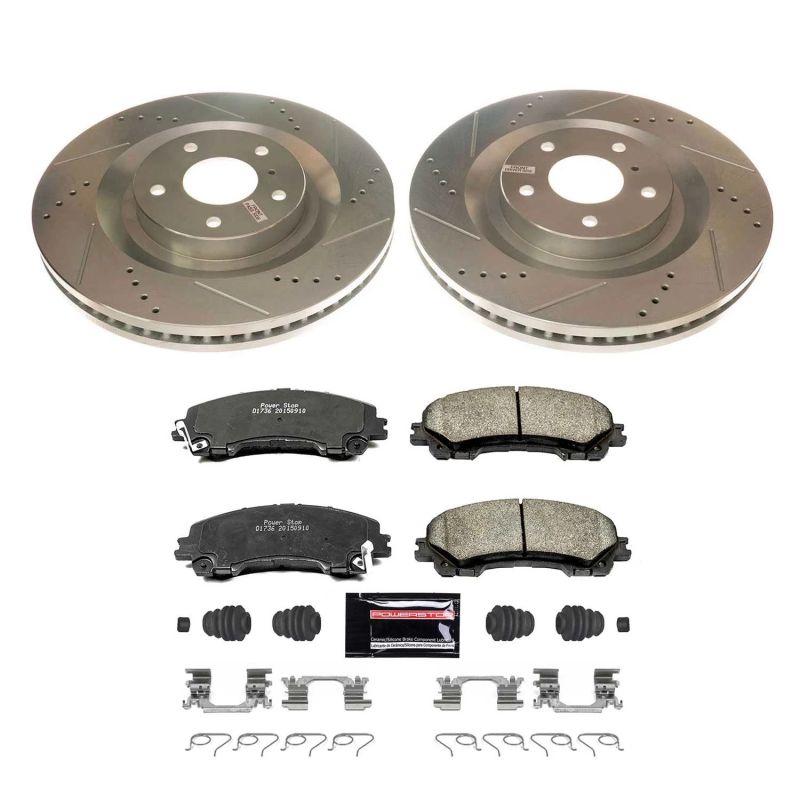 PSB Z23 Evolution Kit - Power Stop 2019 Infiniti QX50 Front Z23 Evolution Sport Brake Kit