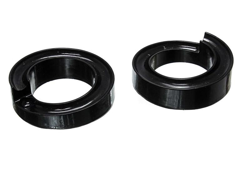 ES Spring Isolators - Black - Energy Suspension 97-03 Ford F100/F150 2WD 1 inch Front Coil Lift Isolator Set